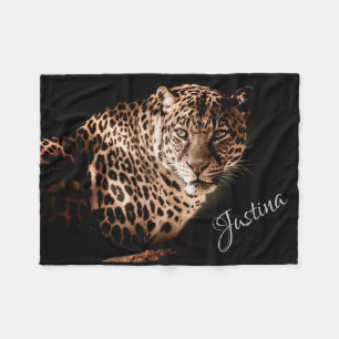 Leopard Fleecefilt