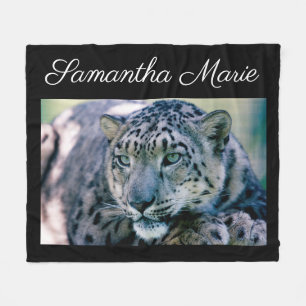 Leopard Fleecefilt