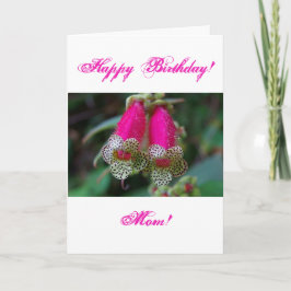 Leopard Flower Design Kort