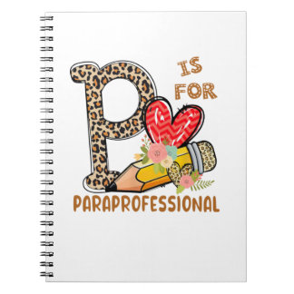 Leopard Flowers ParaProfessional Back to school Anteckningsbok