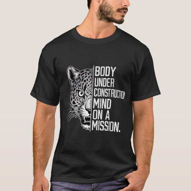 Leopard Focus T Shirt (Framsida)