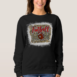Leopard Football Mamma Mors dag Mamma Women Footba T Shirt
