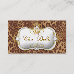 Leopard för 311 Ciao Bella Visitkort