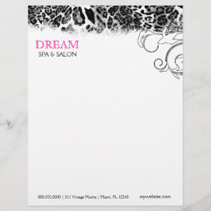 Leopard för 311 DreamPink Brevhuvud