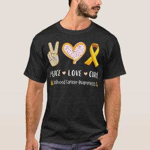 Leopard för medvetandegraden om cancer i Kärlek T Shirt