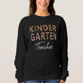 Leopard Förskollärare Barn Tillbaka Till Skolan T Shirt