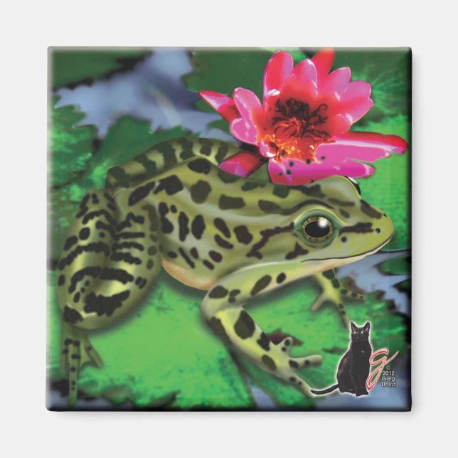 Leopard Frog Magnet (Framsidan)