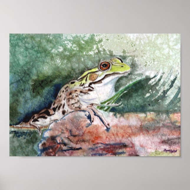 Leopard Frog Poster (Framsidan)