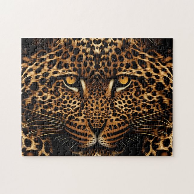 Leopard Game Puzzle Pussel (Horisontell)