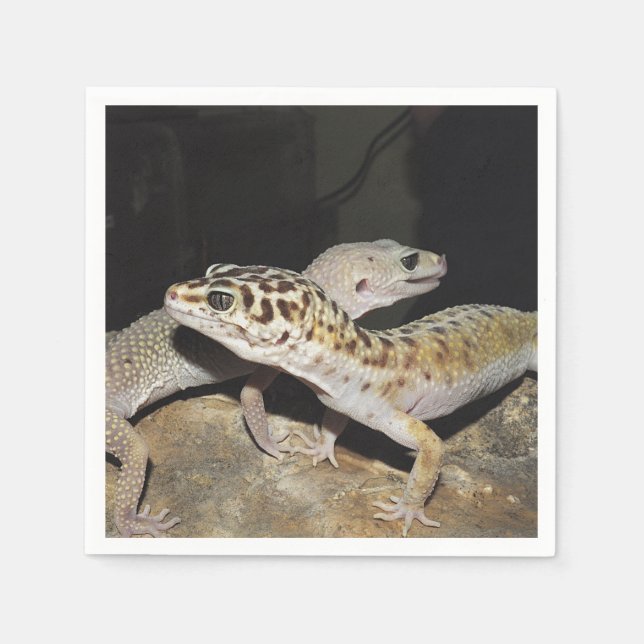 Leopard gecko-design för alla! pappersservett (Framsidan)