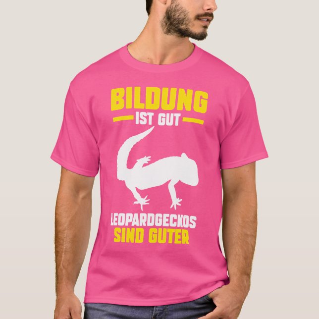 Leopard Gecko Gecko T Shirt (Framsida)