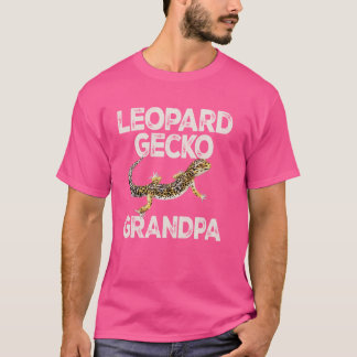 Leopard Gecko Grandpa Lizard & Reptiles Common leo T Shirt