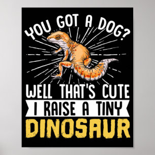Leopard Gecko Har A Hund? Tja. Cute Poster
