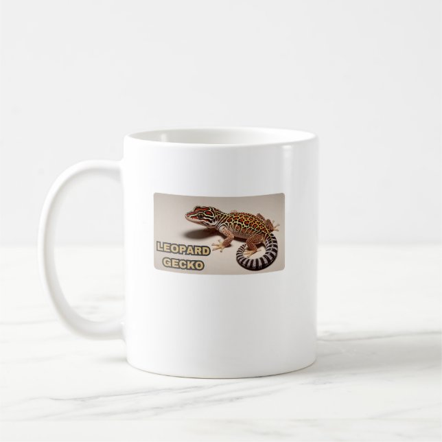 Leopard Gecko Kaffemugg (Vänster)