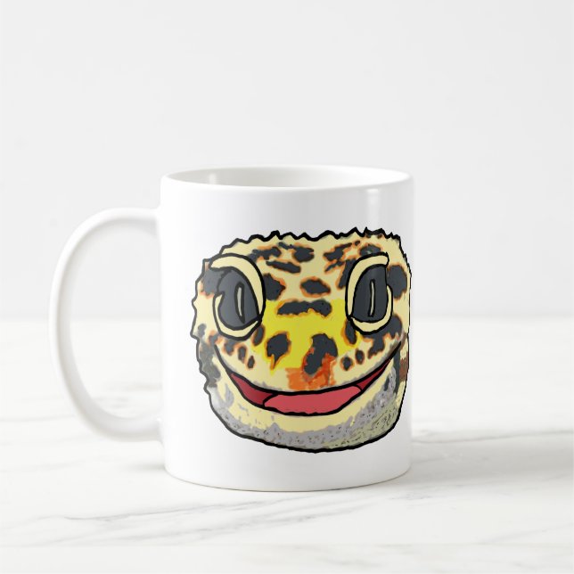 Leopard Gecko Kaffemugg (Vänster)