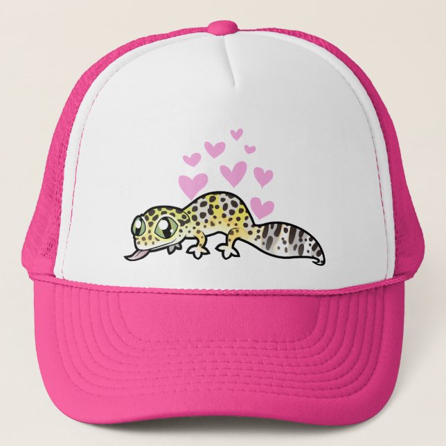 Leopard Gecko Kärlek Keps (Framsida)