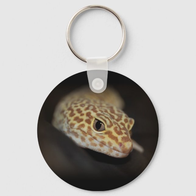 Leopard Gecko Keychain Nyckelring (Framsida)
