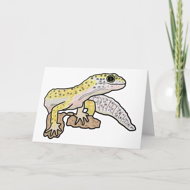 Leopard Gecko Kort (Framsida)