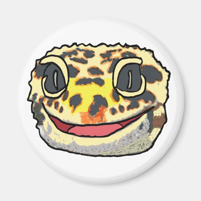 Leopard Gecko Magnet (Framsidan)