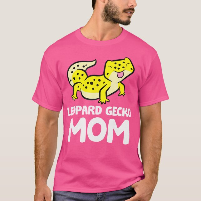 Leopard Gecko Mamma Lizard Reptile Mor Leopard Ge T Shirt (Framsida)