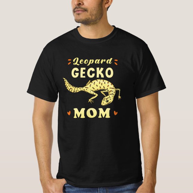 Leopard Gecko Mamma T Shirt (Framsida)