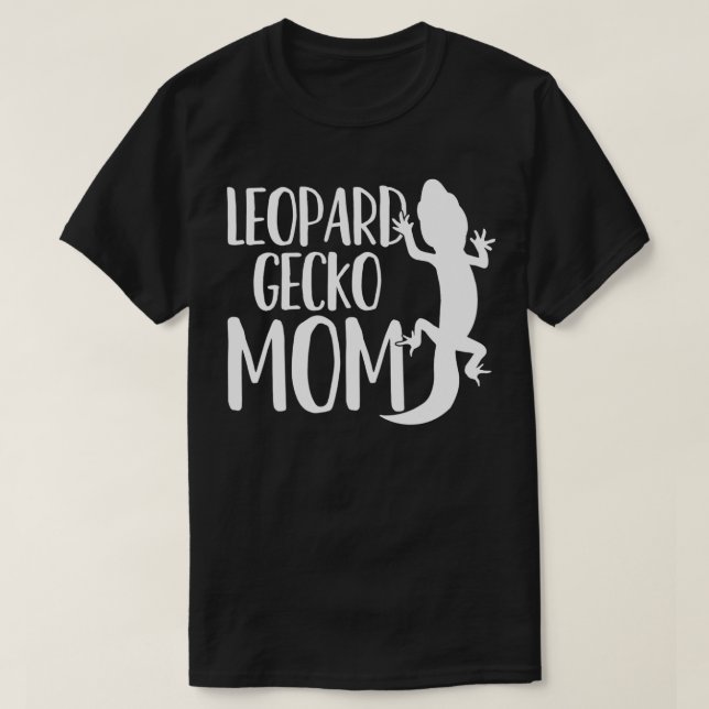 Leopard Gecko Mom Lizard Reptile  T Shirt (Design framsida)