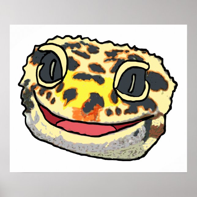 Leopard Gecko Poster (Framsidan)