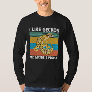 Leopard Gecko Reptile Lizard Pet Gecko Keepe T Shirt