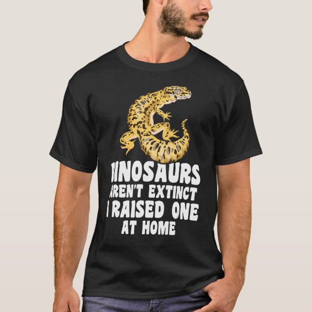 Leopard Gecko Reptile Lizard Pet Gecko Keepe T Shirt (Framsida)