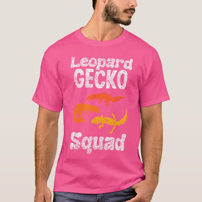 Leopard Gecko Squad Lizard Geckos Owner Leopard Ge T Shirt (Framsida)