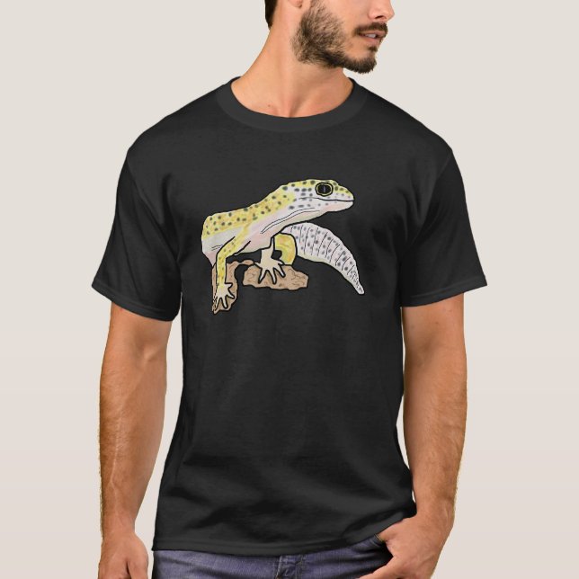 Leopard Gecko T Shirt (Framsida)