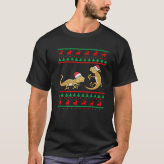 Leopard Gecko Ugly jul Sweater Funny Lizard T Shirt