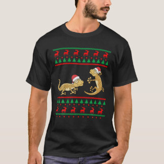 Leopard Gecko Ugly jul Sweater Funny Lizard T Shirt
