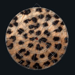Leopard Gepard Djurtryck Tjejaktigt Modernt Trendi Darttavla<br><div class="desc">Leopard Gepard Djurtryck</div>