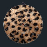 Leopard Gepard Djurtryck Tjejaktigt Modernt Trendi Darttavla<br><div class="desc">Leopard Gepard Djurtryck</div>