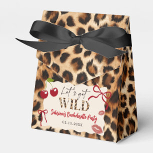 Leopard Gepard Körsbär Sängkantsfest Presentaskar