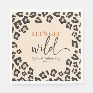 Leopard Gepard Vild Sjunglastenhelg Party Pappersservett