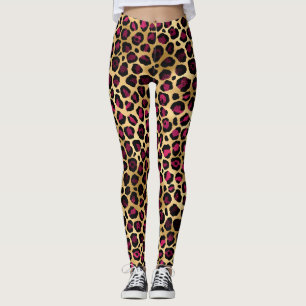 Leopard Gift, Vild katt Safari, Manar Women Kids Leggings