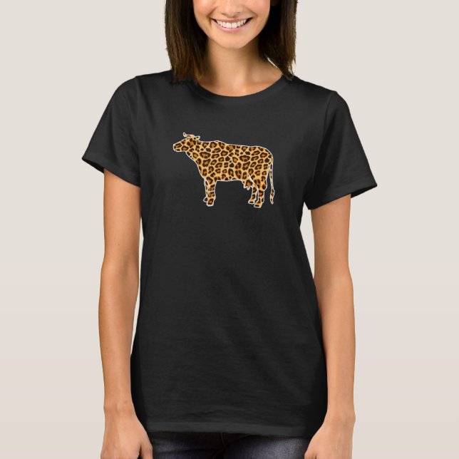 Leopard Girls Women Mor T Shirt (Framsida)