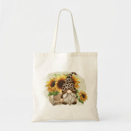 Leopard Gnome Sunblommor Tygkasse