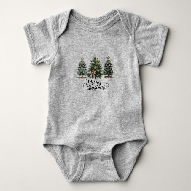Leopard God Jul Träd Coquette Bow Jul T Shirt (Framsida)