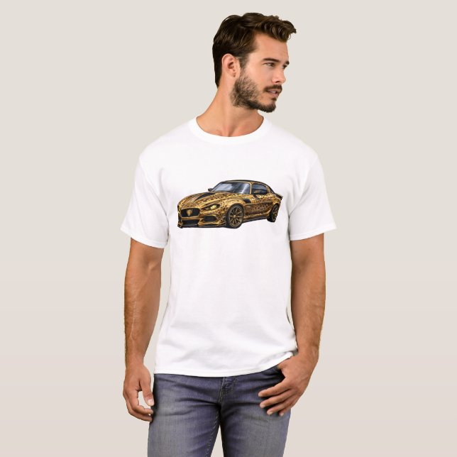 Leopard Gold Performance Coupe — BV-TLG T Shirt (Hel framsida)