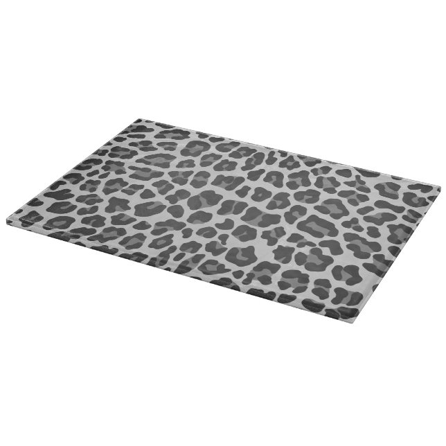 Leopard Grått och Light Grått Print (Hörn)