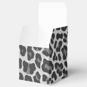 Leopard Grått och Light Grått Print Presentaskar