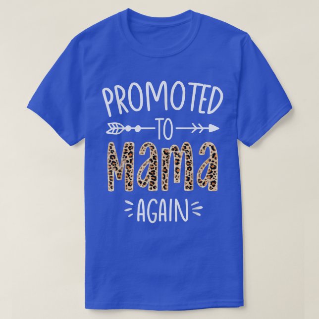 Leopard Gravid aviserar snart att vara Mamma Aga T Shirt (Design framsida)