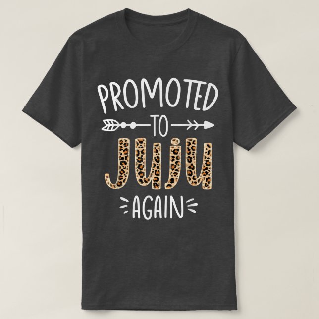 Leopard-Graviden meddelar snart att han är Juju Ag T Shirt (Design framsida)