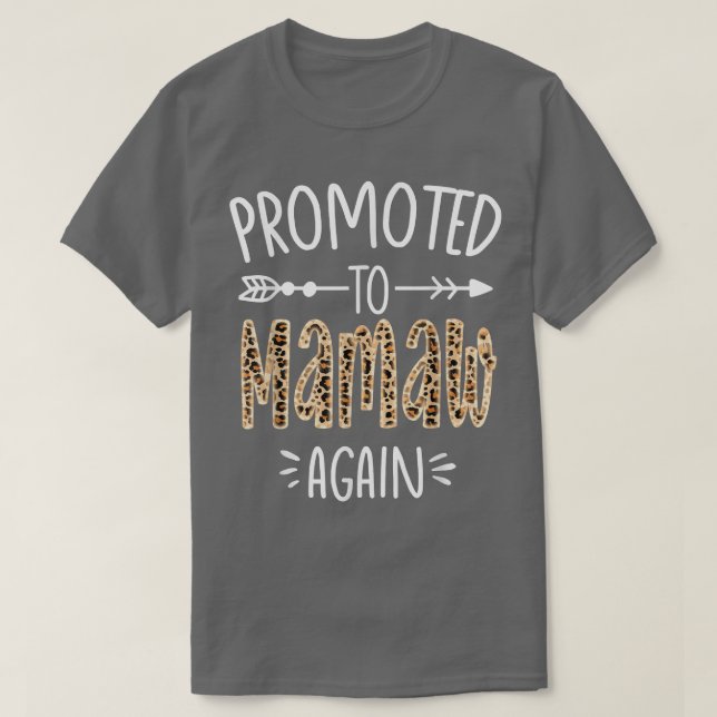 Leopard-Graviden meddelar snart att han är mamaw A T Shirt (Design framsida)