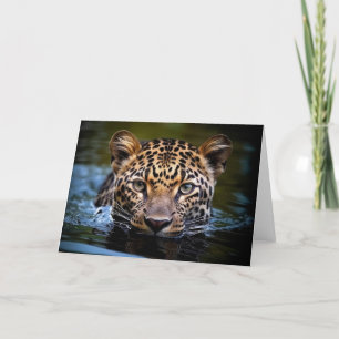 Leopard Greeting Card Kort