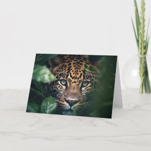Leopard Greeting Card Kort