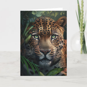 Leopard Greeting Card Kort